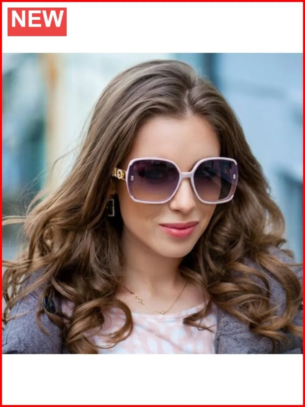 Retro 70s Oversized Sunglasses 2 Pack UV400 Non-Polarized